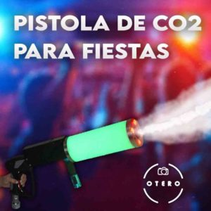 Qué es una pistola co2 para fiestas dj